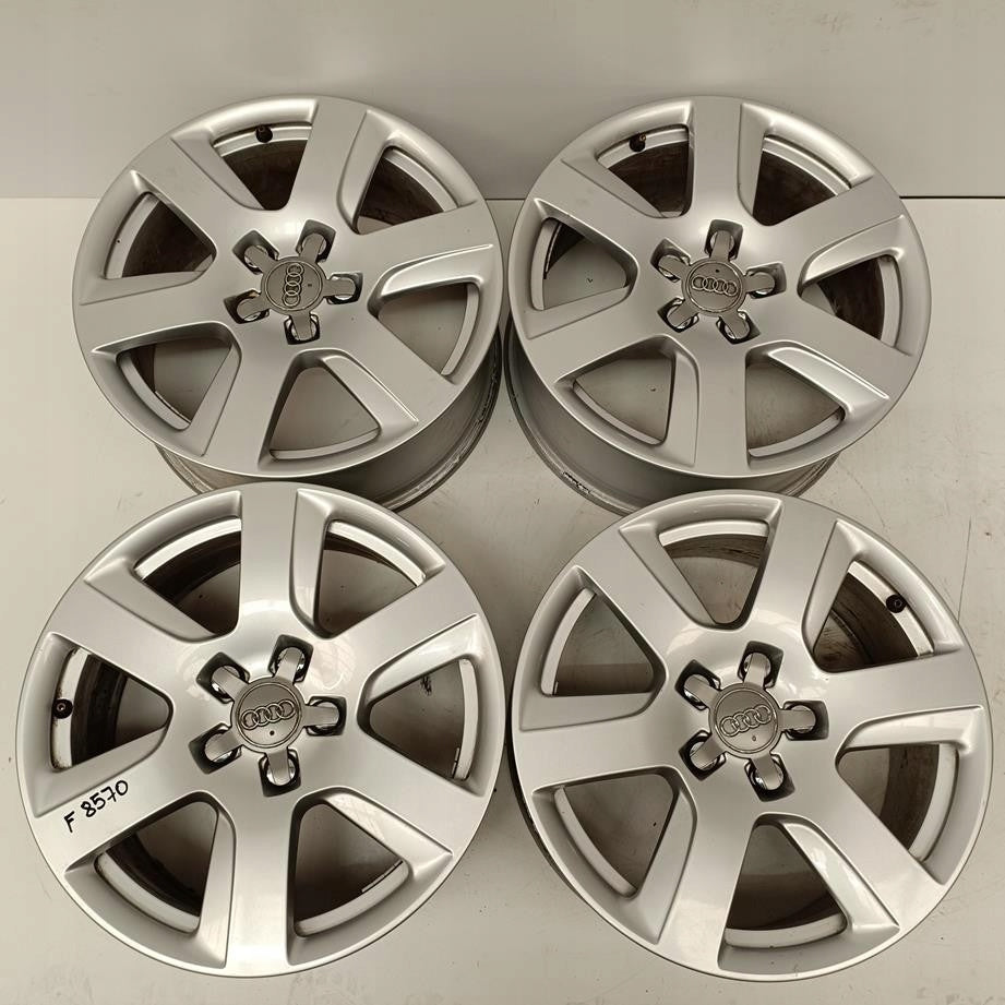 4x Alufelge 17 Zoll 7.5" 5x112 37ET Glanz Silber 4G0601025L Audi A6 Rim Wheel FEL2105206552mj