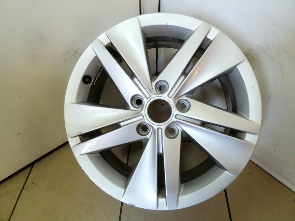 1x Alufelge 16 Zoll 7.0" 5x112 48ET Glanz Silber 5H0601025 VW I Rim Wheel FEL8409319627zm