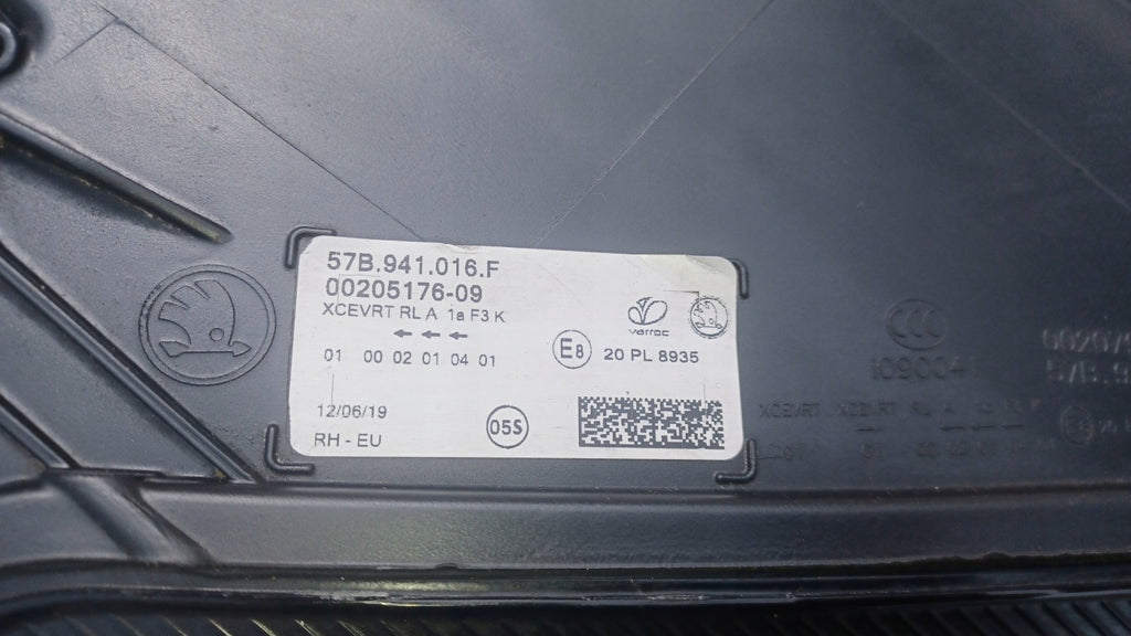 Frontscheinwerfer Skoda Karoq 57B941016F Full LED Rechts Scheinwerfer Headlight SCH4997131116fq