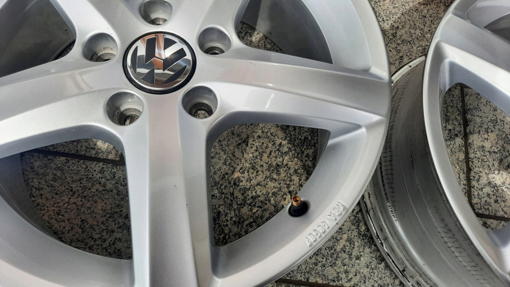 4x Alufelge 16 Zoll 6.5" 5x112 42ET 3AA071496A VW Passat Sharan Touran Golf I FEL3767233229ix