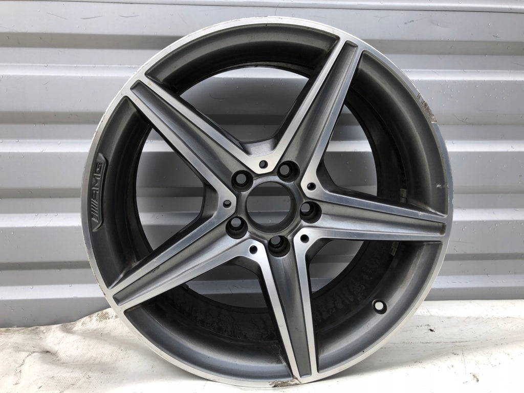 1x Alufelge 18 Zoll 8.5" 5x112 49ET A2054011200 Mercedes-Benz Amg Rim Wheel FEL1496892522co