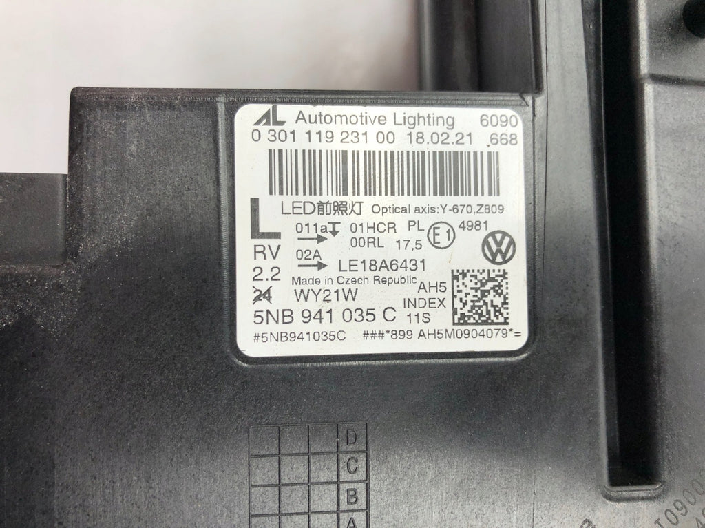Frontscheinwerfer VW Tiguan 5NB941035C LED Links Scheinwerfer Headlight SCH5964569965rc