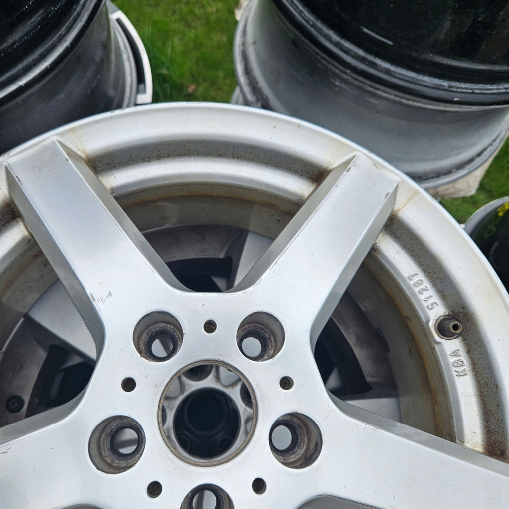 1x Alufelge 16 Zoll 6.5" 5x108 50ET Glanz Silber 51287 Ford Et Rim Wheel FEL7344654574qo