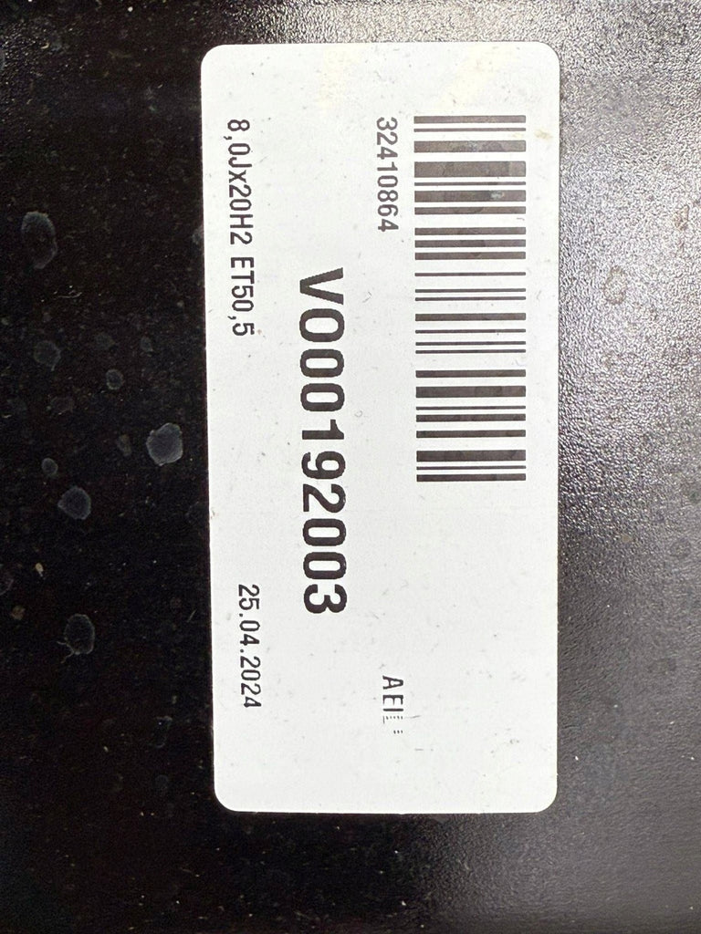 1x Alufelge 20 Zoll 8.0" 5x108 50 5ET Glanz Schwarz 32410864 Volvo Xc40 FEL3136181114sn