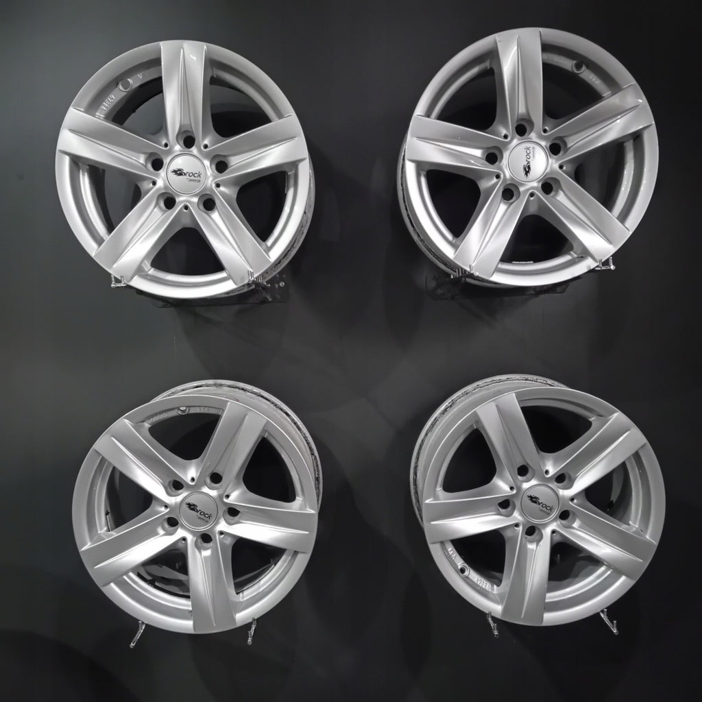4x Alufelge 16 Zoll 7.0" 5x120 34ET Silber BMW E46 E91 F30 E90 F31 Rim Wheel FEL4265968377xx