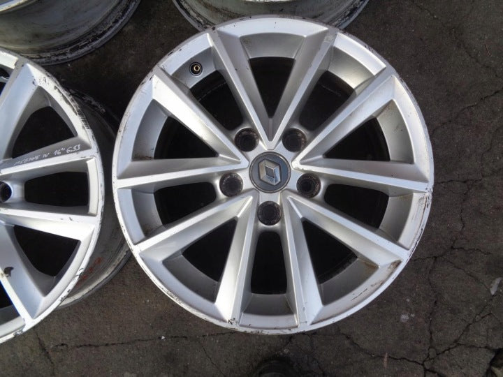 4x Alufelge 16 Zoll 6.5" 5x114.3 403001175R 403002347R Renault Megane I FEL7438242620um