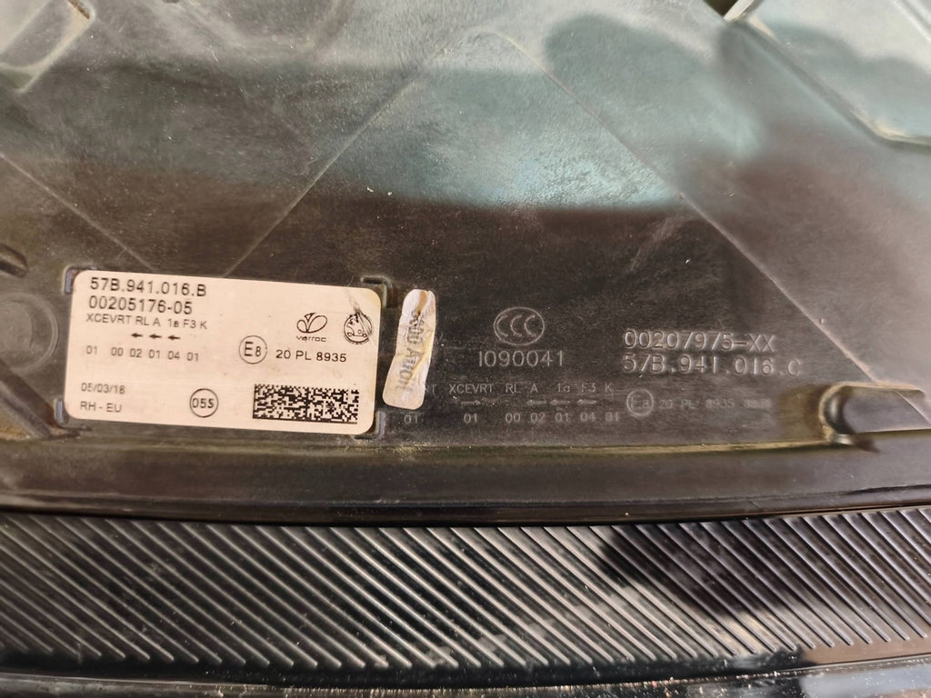 Frontscheinwerfer Skoda 57B941016B Rechts Scheinwerfer Headlight SCH9469251357gb