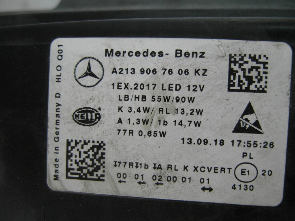 Frontscheinwerfer Mercedes-Benz A2188202459 Full LED Rechts Headlight SCH5332629250gt