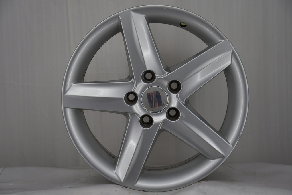 4x Alufelge 16 Zoll 6.5" 5x112 50ET Glanz Silber 5P0601025K Seat I Rim Wheel FEL3179032046iw