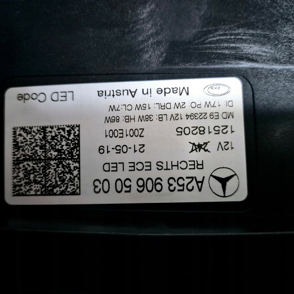 Frontscheinwerfer Mercedes-Benz Glc A2539065003 Rechts Scheinwerfer Headlight SCH8301995749mh