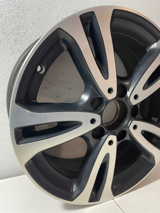 1x Alufelge 16 Zoll 6.5" 5x112 49ET Matt Schwarz A2464010000 Mercedes-Benz W246 FEL6893942973wz