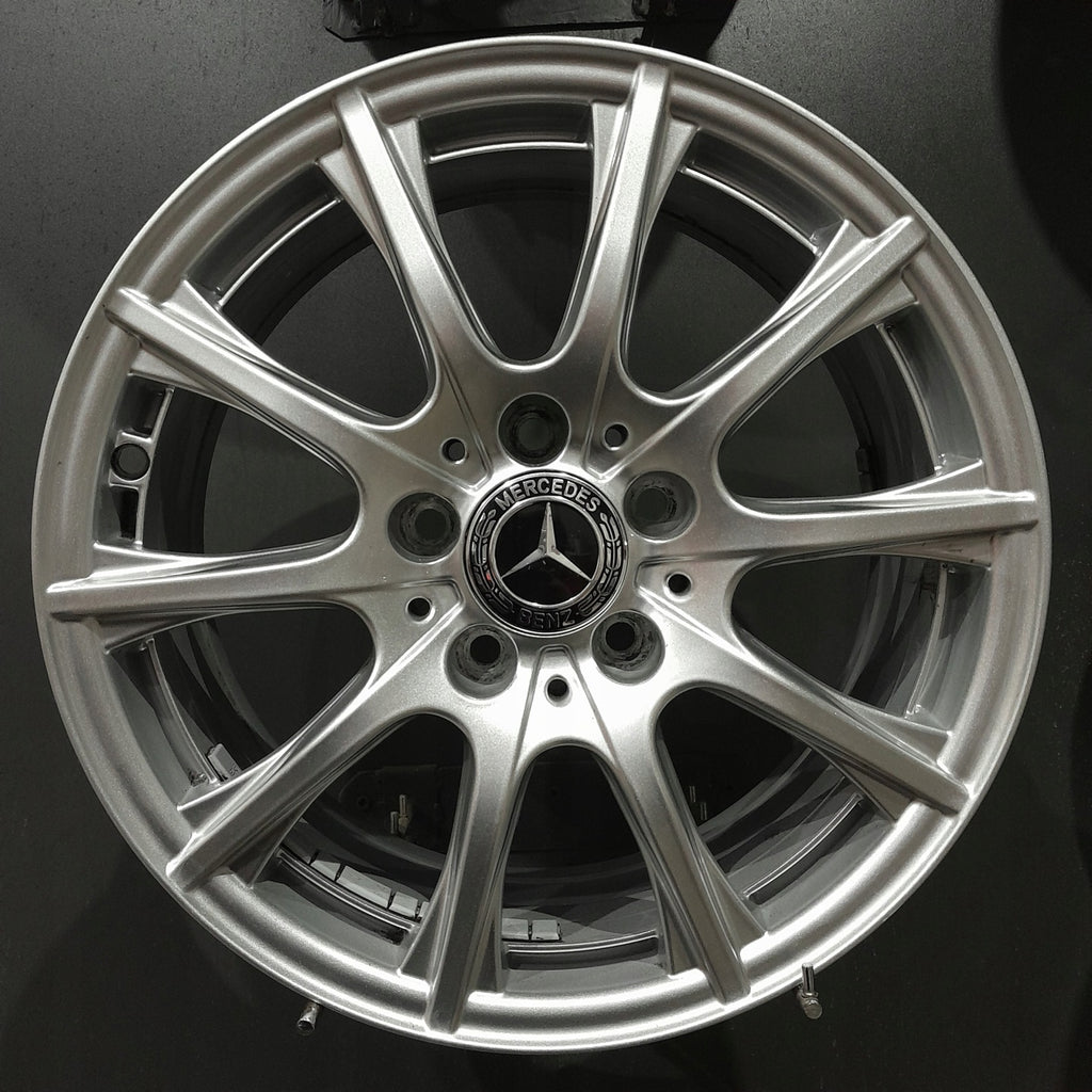 4x Alufelge 16 Zoll 6.5" 5x112 38ET A2054012400 Mercedes-Benz W176 Rim Wheel FEL9334812084dy