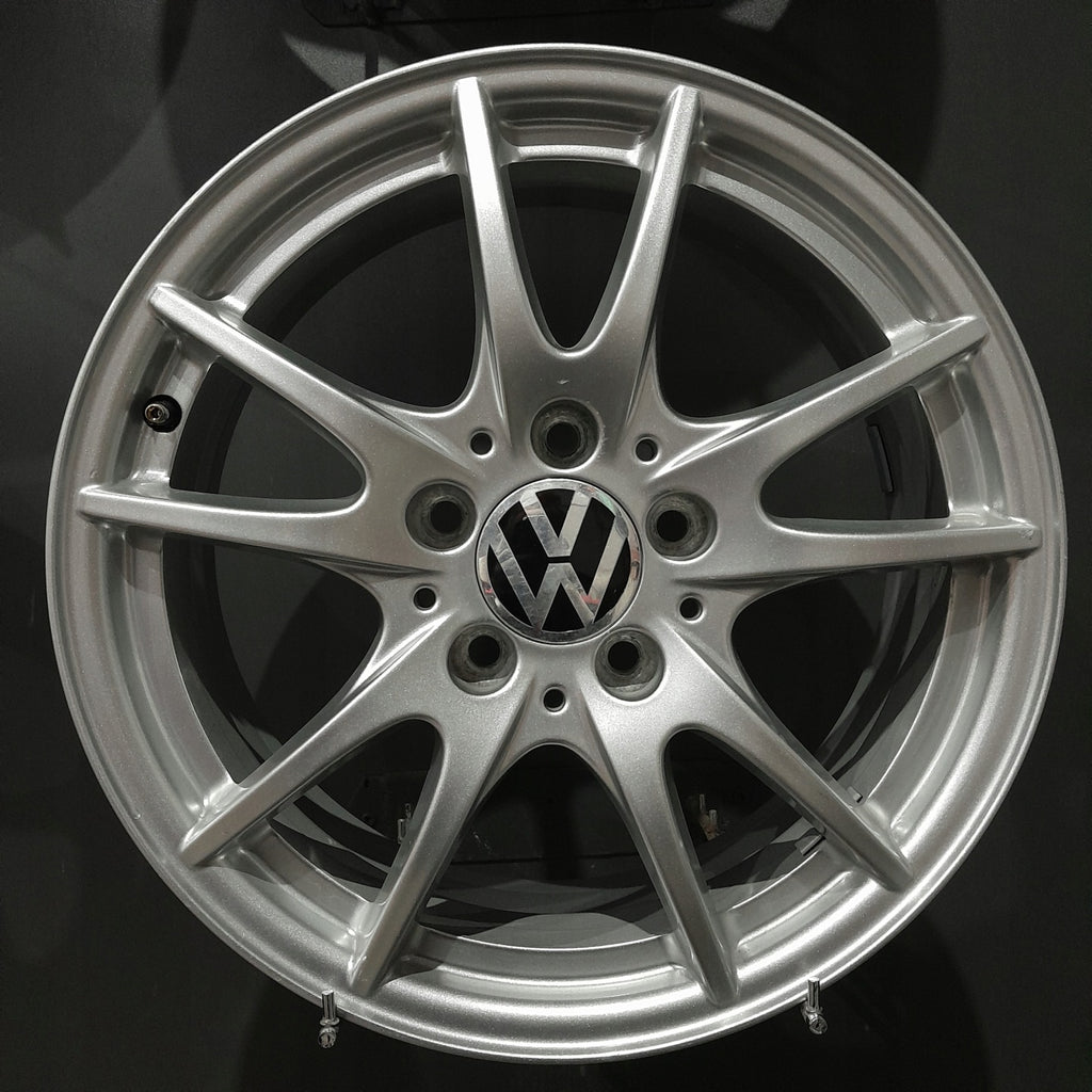 4x Alufelge 16 Zoll 6.5" 5x112 49ET A2464010800 Mercedes-Benz Octavia III Golf FEL4170376647zo