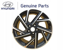 Load image into Gallery viewer, 1x Alufelge 18 Zoll 7.5" 5x114.3 55ET Glanz 52910-G4800 Hyundai I30 Iii FEL3440628439bk