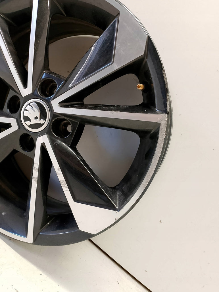 1x Alufelge 16 Zoll 6.0" 4x100 43ET 1ST601025 Skoda Citigo Rim Wheel