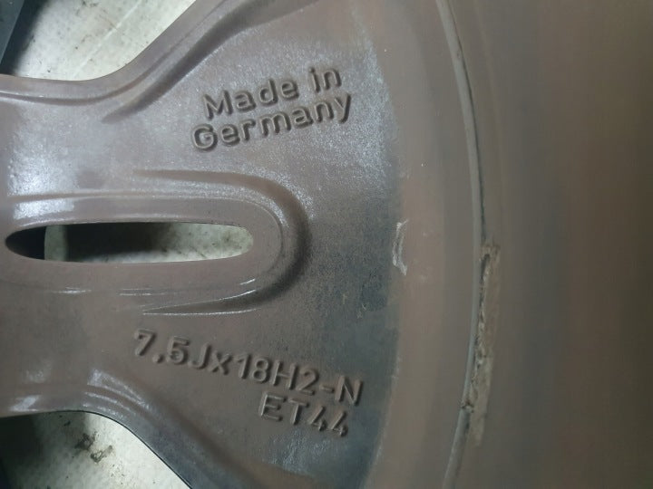 1x Alufelge 18 Zoll 7.5" 5x112 44ET A2054018200 Mercedes-Benz W205 A205 FEL6552419674xh