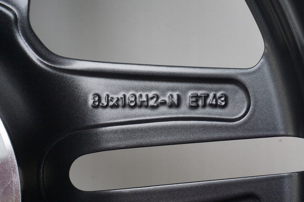 1x Alufelge 18 Zoll 8.0" 5x112 43ET Glanz Schwarz A2134016300 Mercedes-Benz Amg FEL7330318317uj