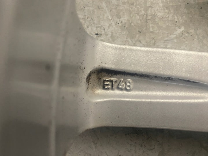 1x Alufelge 17 Zoll 6.0" 5x112 48ET Glanz Silber 5G0601025K VW Golf Vii FEL2430844157ix
