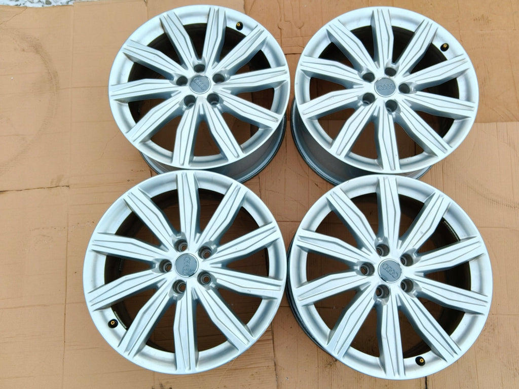 4x Alufelge 19 Zoll 8.0" 5x112 39ET Glanz Silber 4K0601025M Audi Rim Wheel FEL1686435187lc