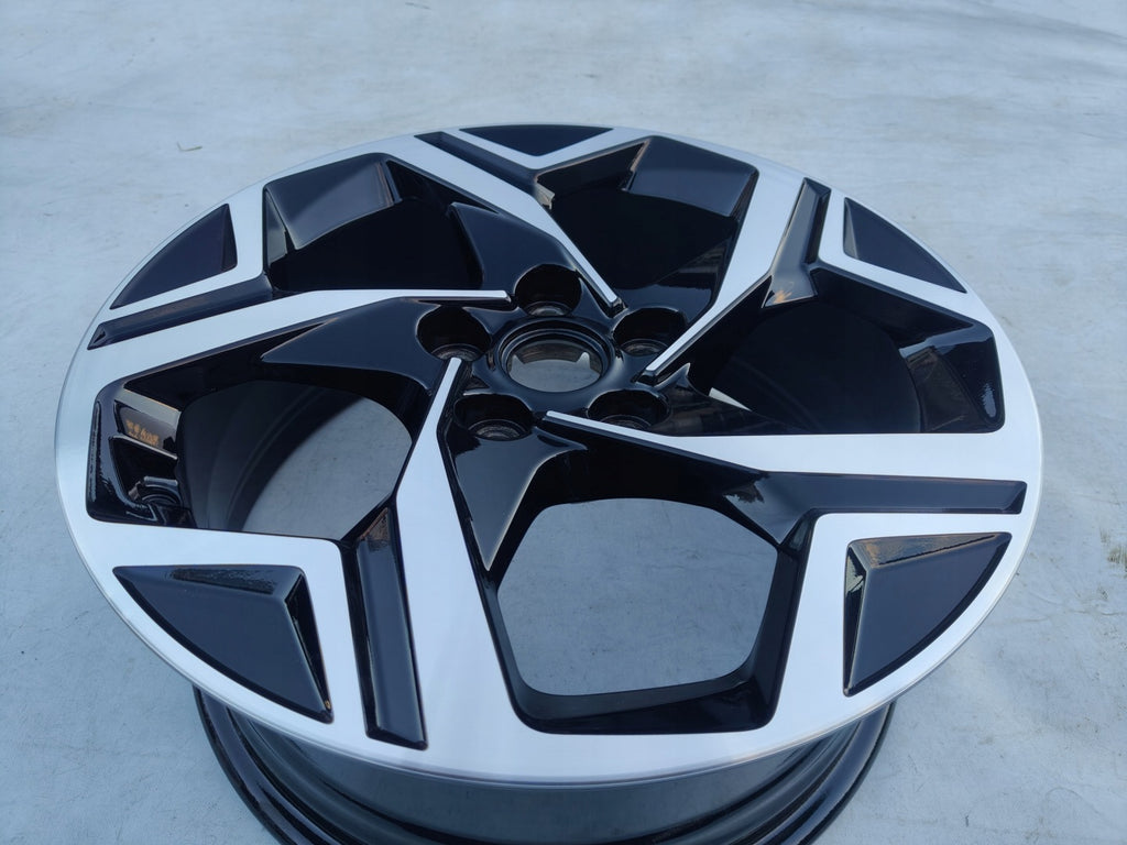 1x Alufelge 17 Zoll 7.0" 5x114.3 43 5ET Glanz Schwarz 52910R2100 Kia Sportage V FEL9667003584an