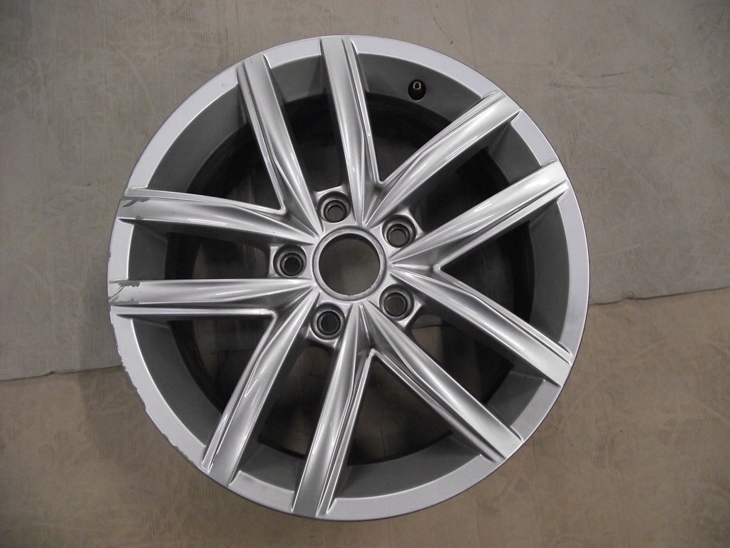 1x Alufelge 16 Zoll 6.5" 5x112 46ET Glanz Silber 5G0601025CS Vw Rim Wheel FEL3257990028yw