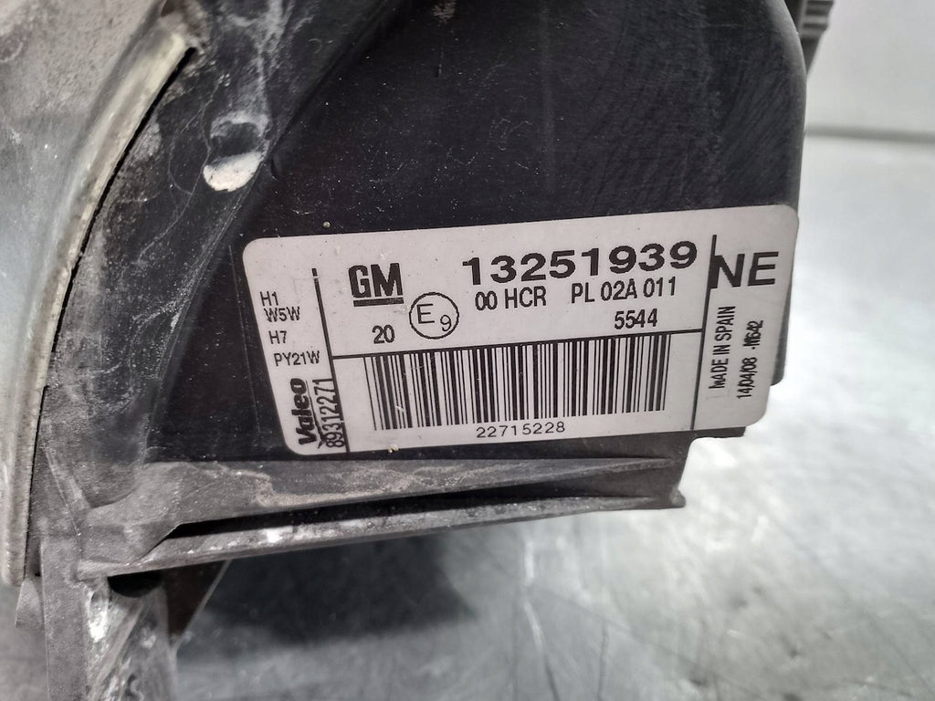 Frontscheinwerfer Opel Vectra C 13251939 89312271 Links Scheinwerfer Headlight SCH8836808822go