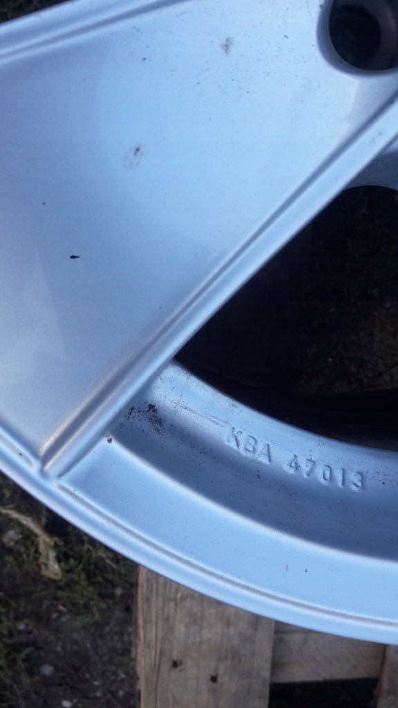 1x Alufelge 16 Zoll 7.0" 5x120 1ET Glanz Silber KBA47013 BMW E60 Rim Wheel FEL8212206628cm