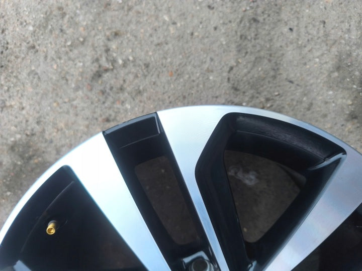 1x Alufelge 16 Zoll 7.0" 5x112 48ET Glanz Schwarz 5H0601025T VW Golf VIII I FEL9069029666fb