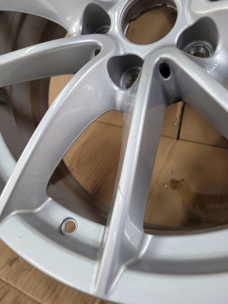 1x Alufelge 18 Zoll 7.0" 5x112 22ET Glanz Silber 6863418 BMW G01 G02 Rim Wheel FEL2967628636vh