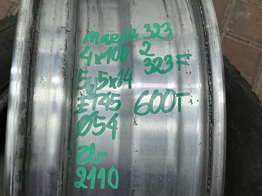 4x Alufelge 14 Zoll RAF10172 Mazda 323 F I Rim Wheel FEL1721287614bx