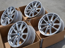 Load image into Gallery viewer, 4x Alufelge 17 Zoll 7.5" 5x112 27ET Glanz Silber 6868217 BMW 5 G30 G20 Rim Wheel FEL7737645814oi