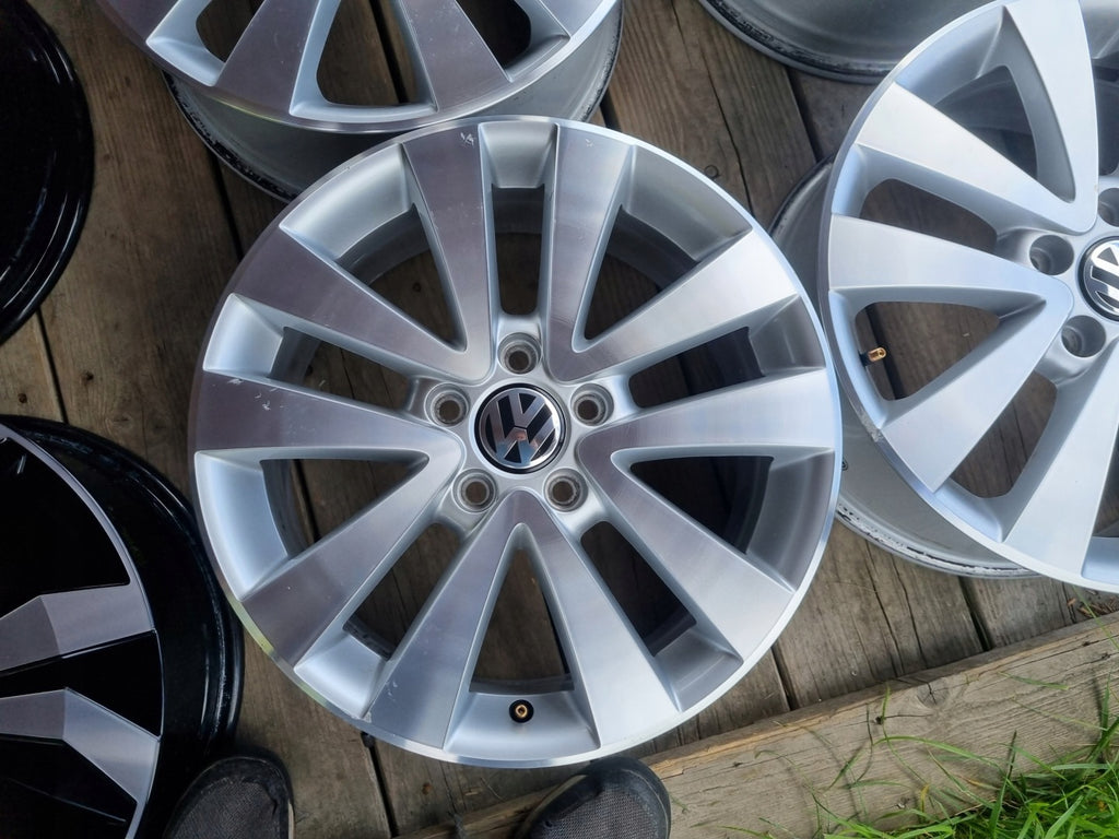 4x Alufelge 17 Zoll 7.0" 5x112 54ET Glanz Silber 5K0601025R VW Golf Vi Rim Wheel FEL3933125735rb