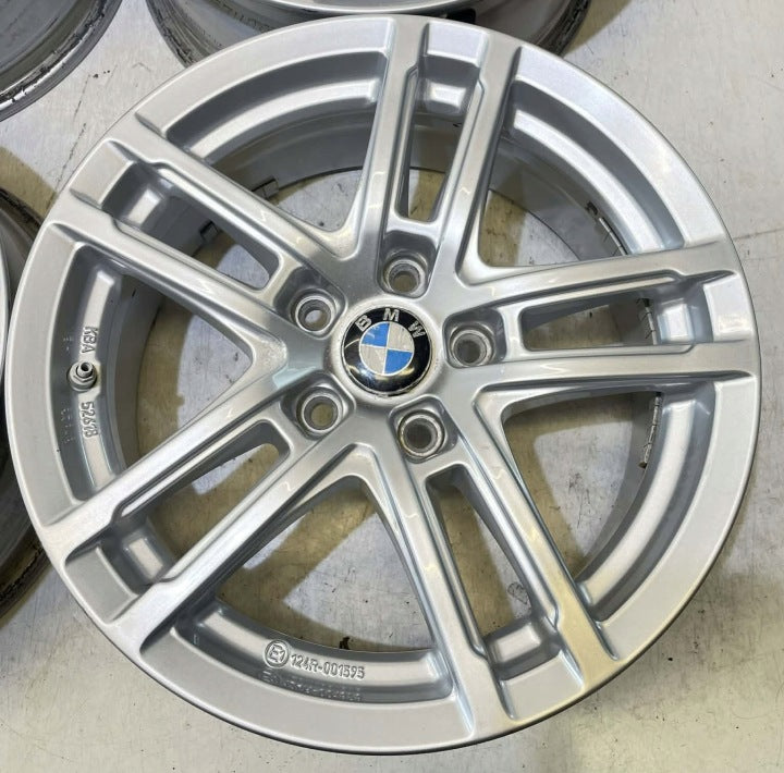 4x Alufelge 16 Zoll 6.5" 5x112 22ET Silber Rim Wheel FEL9794926881wj