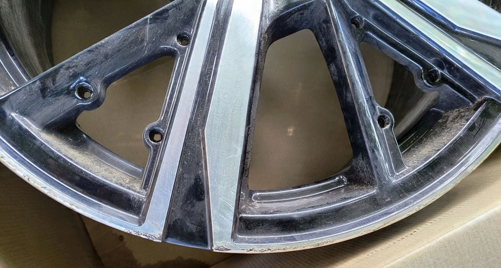 1x Alufelge 18 Zoll 8.0" 5x108 48ET Glanz Schwarz 9835058180 Peugeot 308 Iii