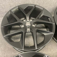 Laden Sie das Bild in den Galerie-Viewer, 4x Alufelge 18 Zoll 7.5" 5x112 51ET Matt Schwarz 5F0601025F Seat Leon Rim Wheel FEL3040088596rq