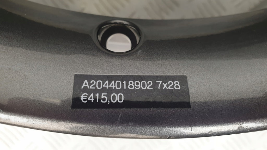 1x Alufelge 19 Zoll 7.5" 5x112 47ET Glanz Grau A2044018902 Mercedes-Benz X204 FEL8493032872uz