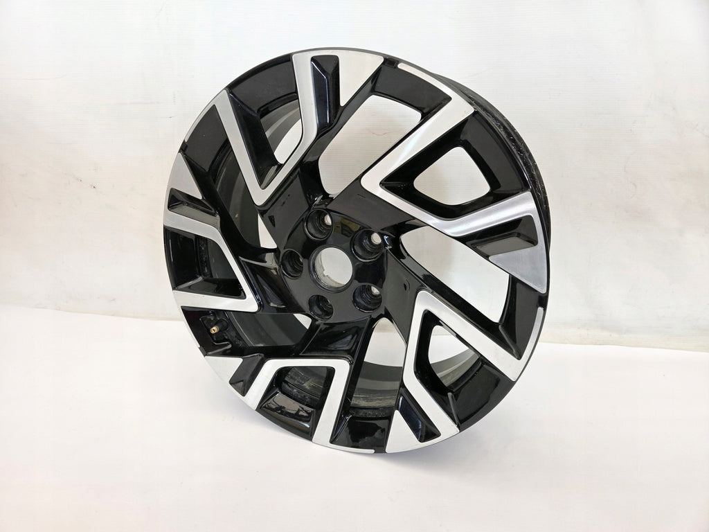 1x Alufelge 17 Zoll 6.5" 4x100 40ET Glanz Schwarz 403006096R Renault Captur FEL5778136391dn