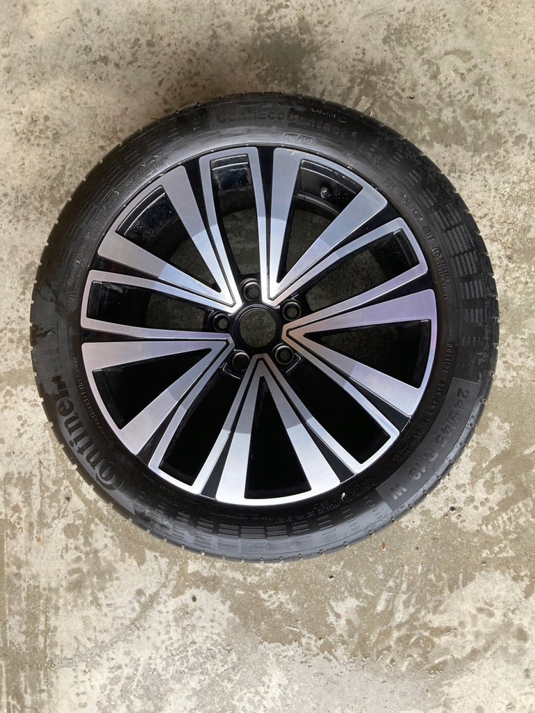 1x Alufelge 18 Zoll 8.0" 5x112 30ET Glanz Graphit VW Passat Tiguan Arteon FEL6179466302pr