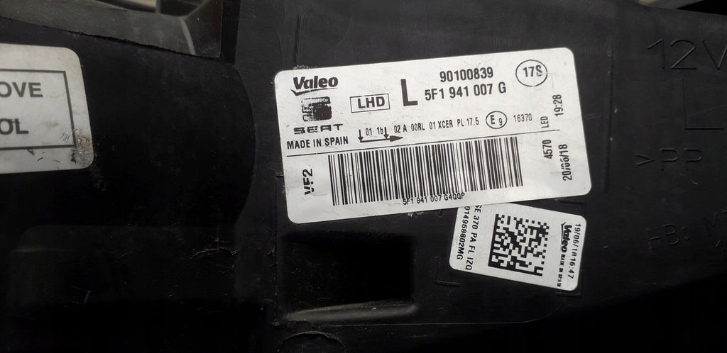 Frontscheinwerfer Seat Leon 5F19410907G LED Ein Stück (Rechts oder Links)