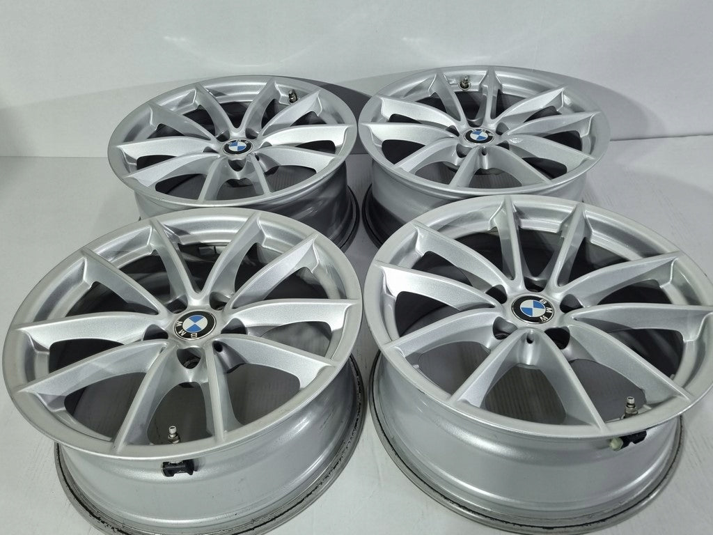 4x Alufelge 17 Zoll 7.5" 5x112 27ET Glanz Silber BMW Rim Wheel FEL7337409655ej