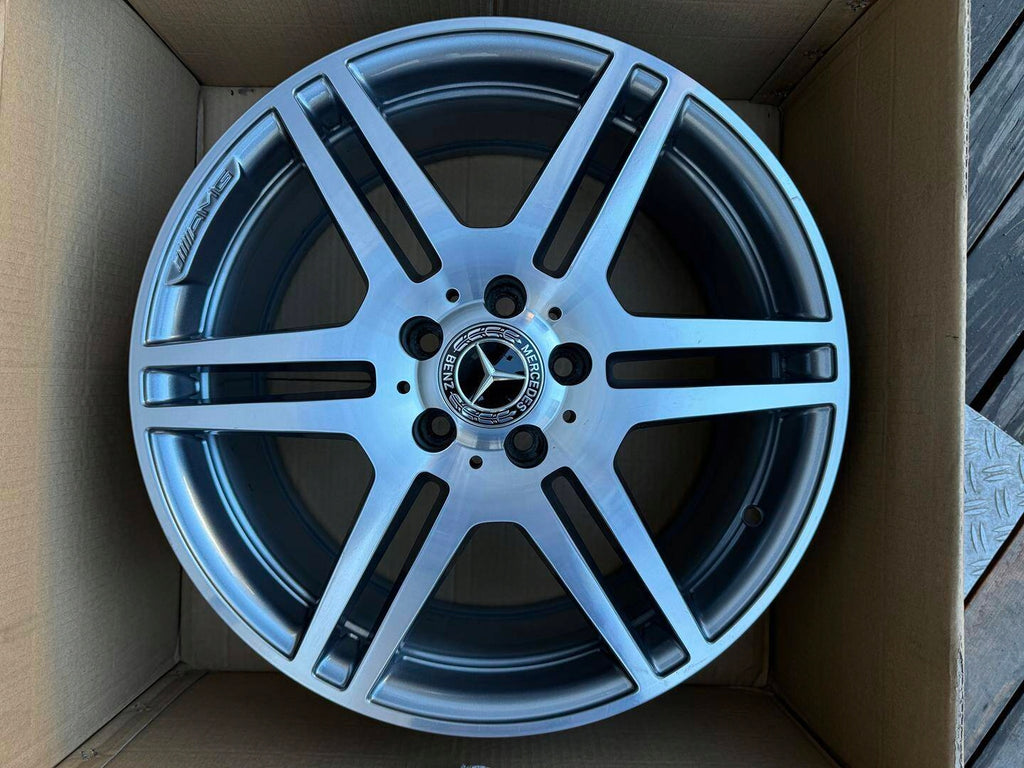 1x Alufelge 18 Zoll 8.0" 5x112 45ET Glanz Grau A2074011302 Mercedes-Benz