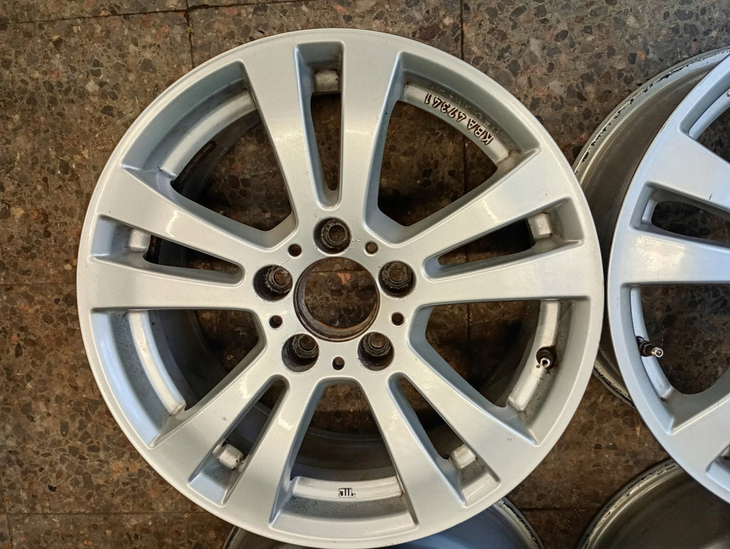 1x Alufelge 16 Zoll 7.5" 5x112 45ET Glanz Silber KBA47341 Mercedes-Benz W204 FEL4230049701ls