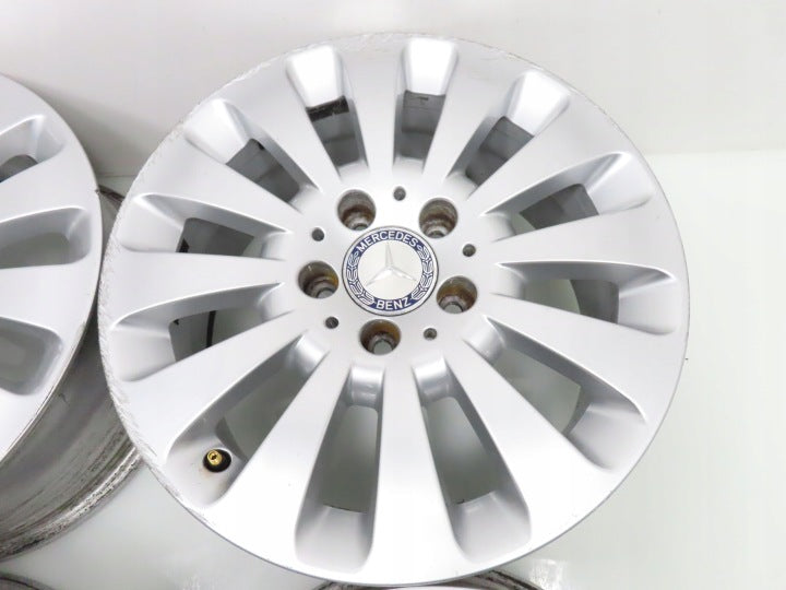4x Alufelge 16 Zoll 7.0" 5x112 43ET Silber A2044010602 Mercedes-Benz W204 FEL5844902088xn