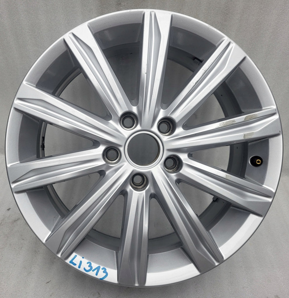 1x Alufelge 17 Zoll 6.5" 5x112 48 5ET Glanz Silber 5TA601025J VW Touran FEL1096317475nh