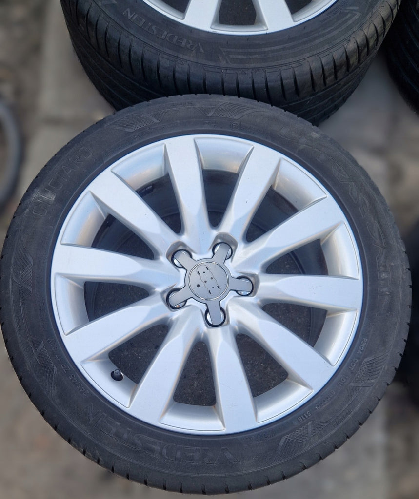 4x Alufelge 17 Zoll 8.0" 5x112 47ET Glanz Silber 8K0601025C Audi A4 B8 Rim Wheel FEL9181495276kf