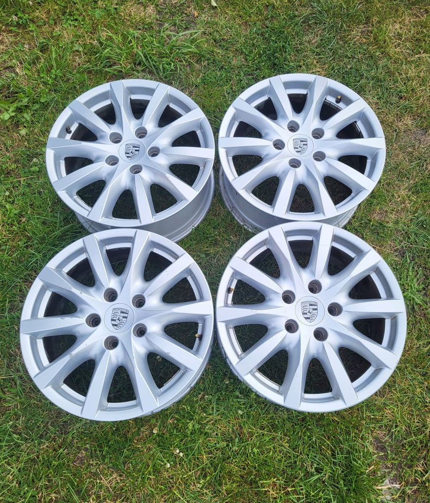 4x Alufelge 18 Zoll 8.0" 5x130 53ET Glanz Silber 7P5601025 Porsche Cayenne FEL6199444233dk