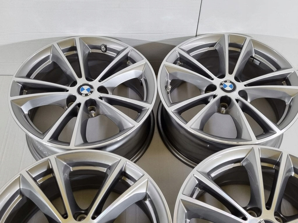 1x Alufelge 17 Zoll 7.5" 5x112 27ET Glanz Graphit BMW G31 G30 Rim Wheel FEL7242730095vm