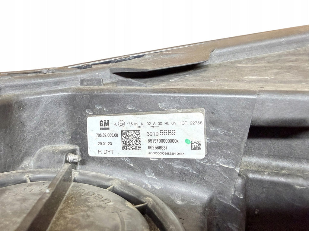 Frontscheinwerfer Opel Astra K 39195689 Rechts Scheinwerfer Headlight SCH1306277861kw