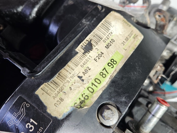 Motor Mercedes-Benz W204 646811 2.2 CDI 136PS 2007 Diesel Engine Unkomplett MOT2405557869oc