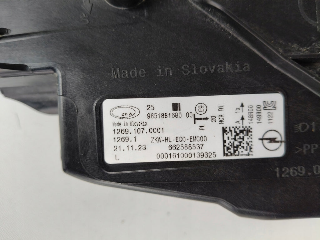 Frontscheinwerfer Opel Astra L 9851881680 Full LED Links Scheinwerfer Headlight SCH1174980146bi